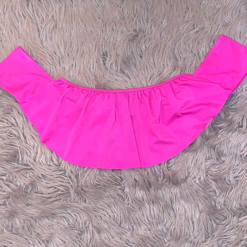 Women’s hot pink bikini top